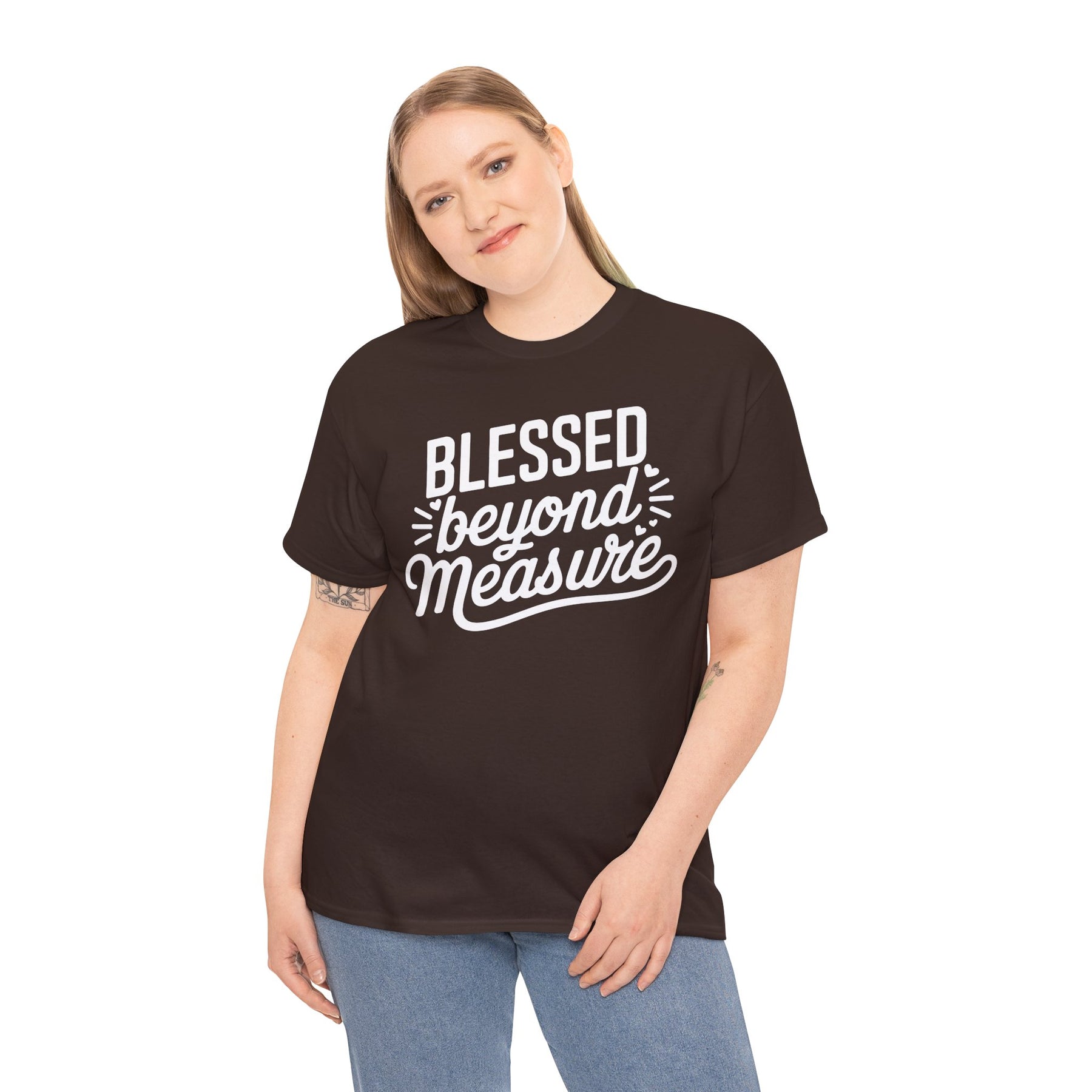 Blessed beyond measure Unisex Heavy Cotton Tee