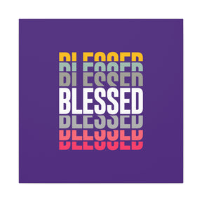 Blessed Matte Canvas, Stretched, 1.25"