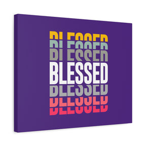 Blessed Matte Canvas, Stretched, 1.25"