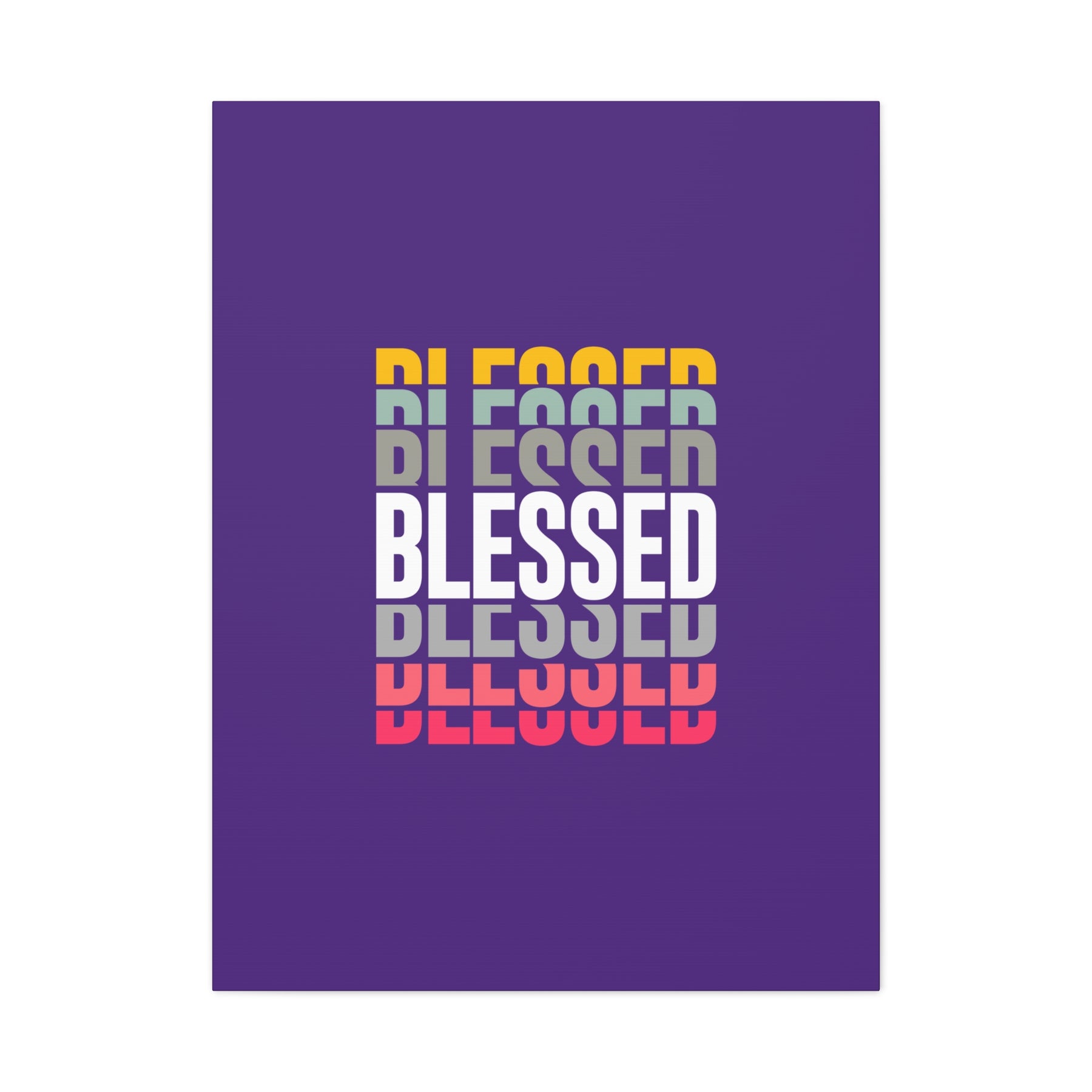 Blessed Matte Canvas, Stretched, 1.25"