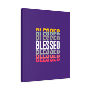 Blessed Matte Canvas, Stretched, 1.25"