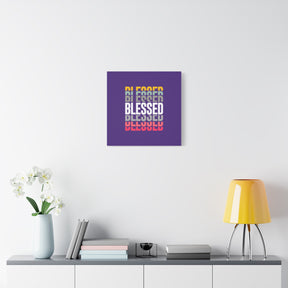 Blessed Matte Canvas, Stretched, 1.25"