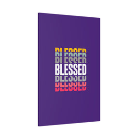 Blessed Matte Canvas, Stretched, 1.25"