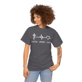 Faith Hope and Love Unisex Heavy Cotton Tee