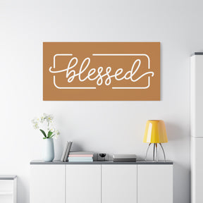 Blessed Matte Canvas, Stretched, 1.25"