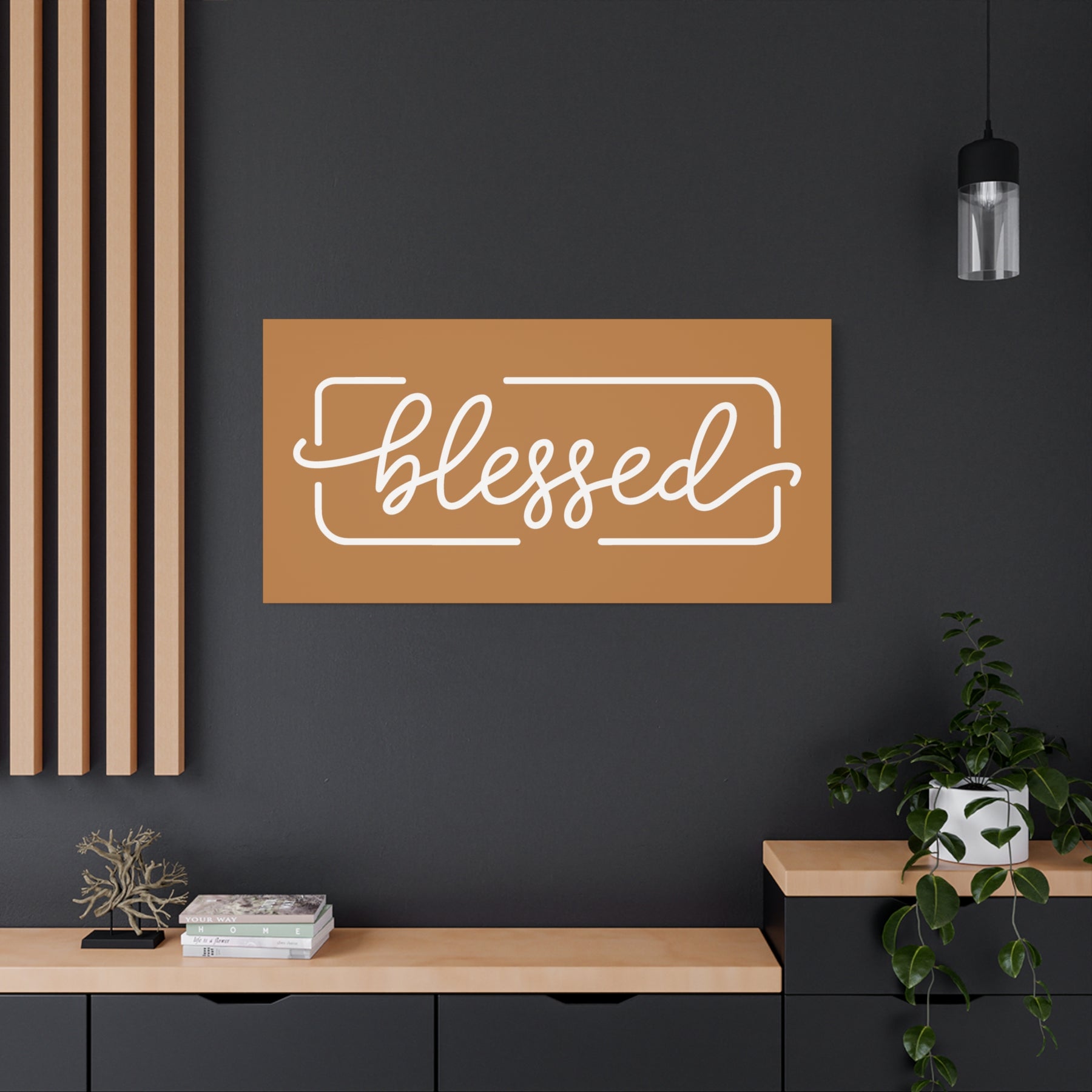 Blessed Matte Canvas, Stretched, 1.25"