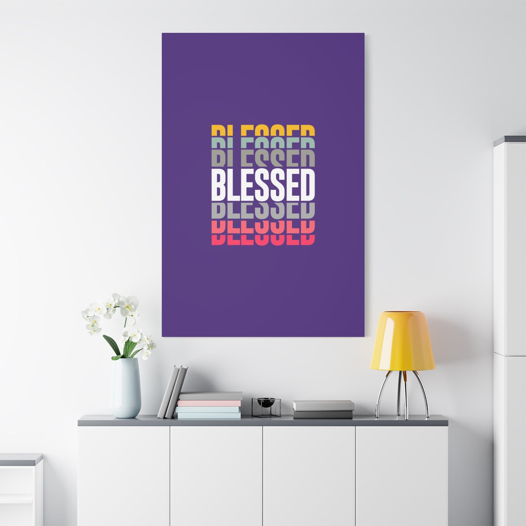 Blessed Matte Canvas, Stretched, 1.25"