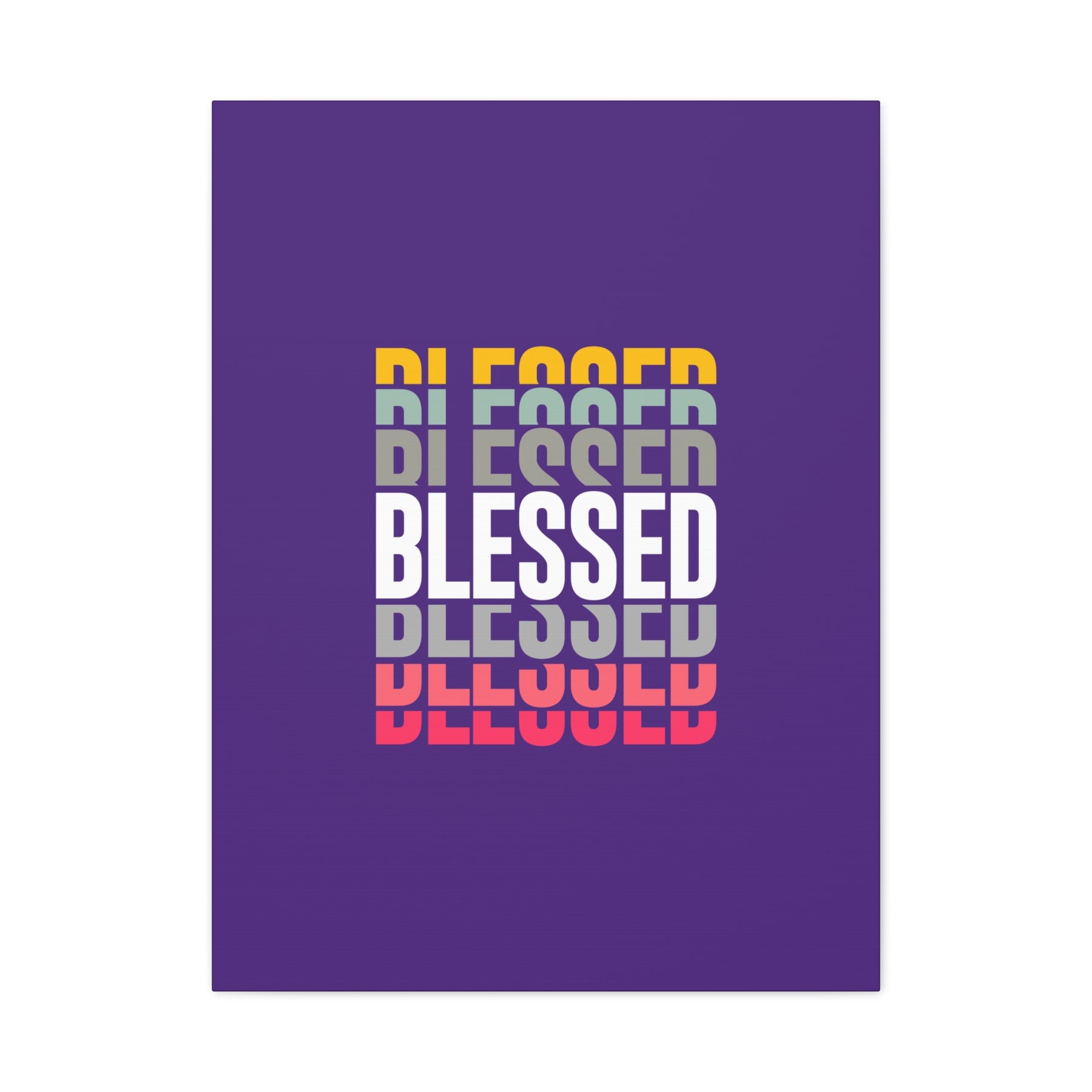 Blessed Matte Canvas, Stretched, 1.25"