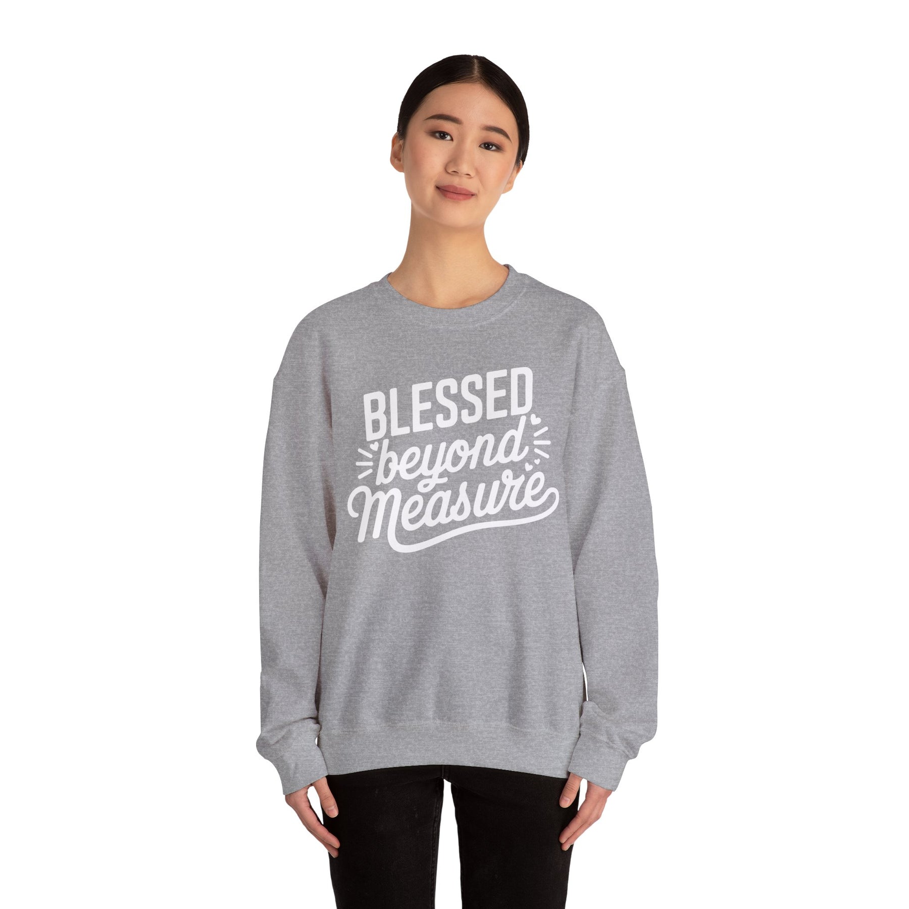 Blessed beyond Measure Unisex Heavy Blend™ Crewneck Sweatshirt