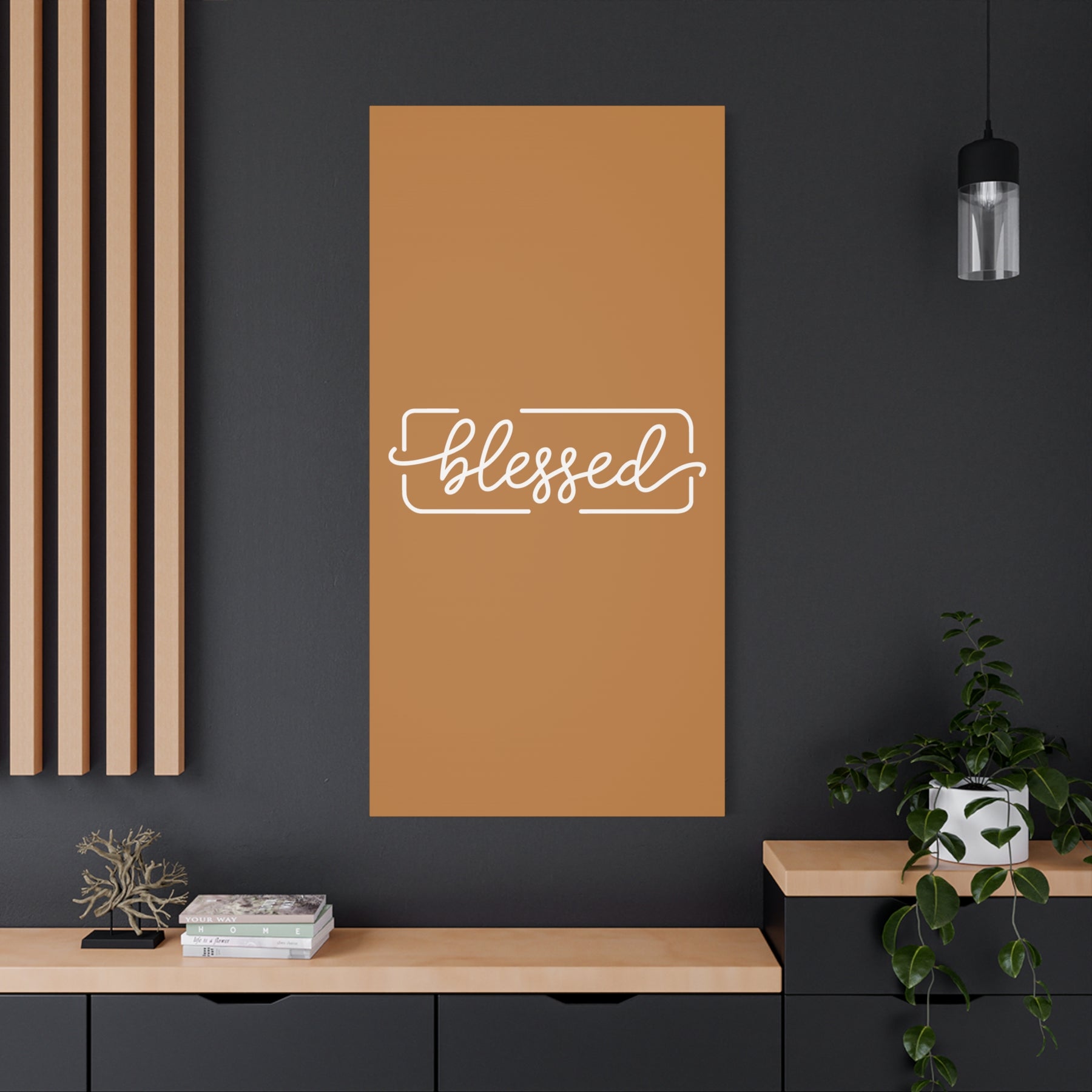 Blessed Matte Canvas, Stretched, 1.25"