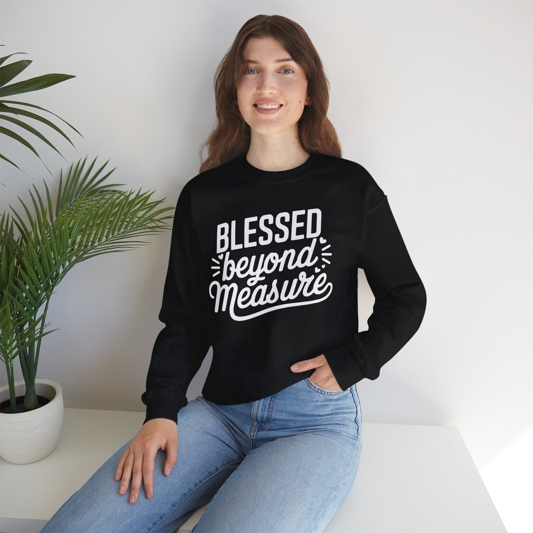 Blessed beyond Measure Unisex Heavy Blend™ Crewneck Sweatshirt