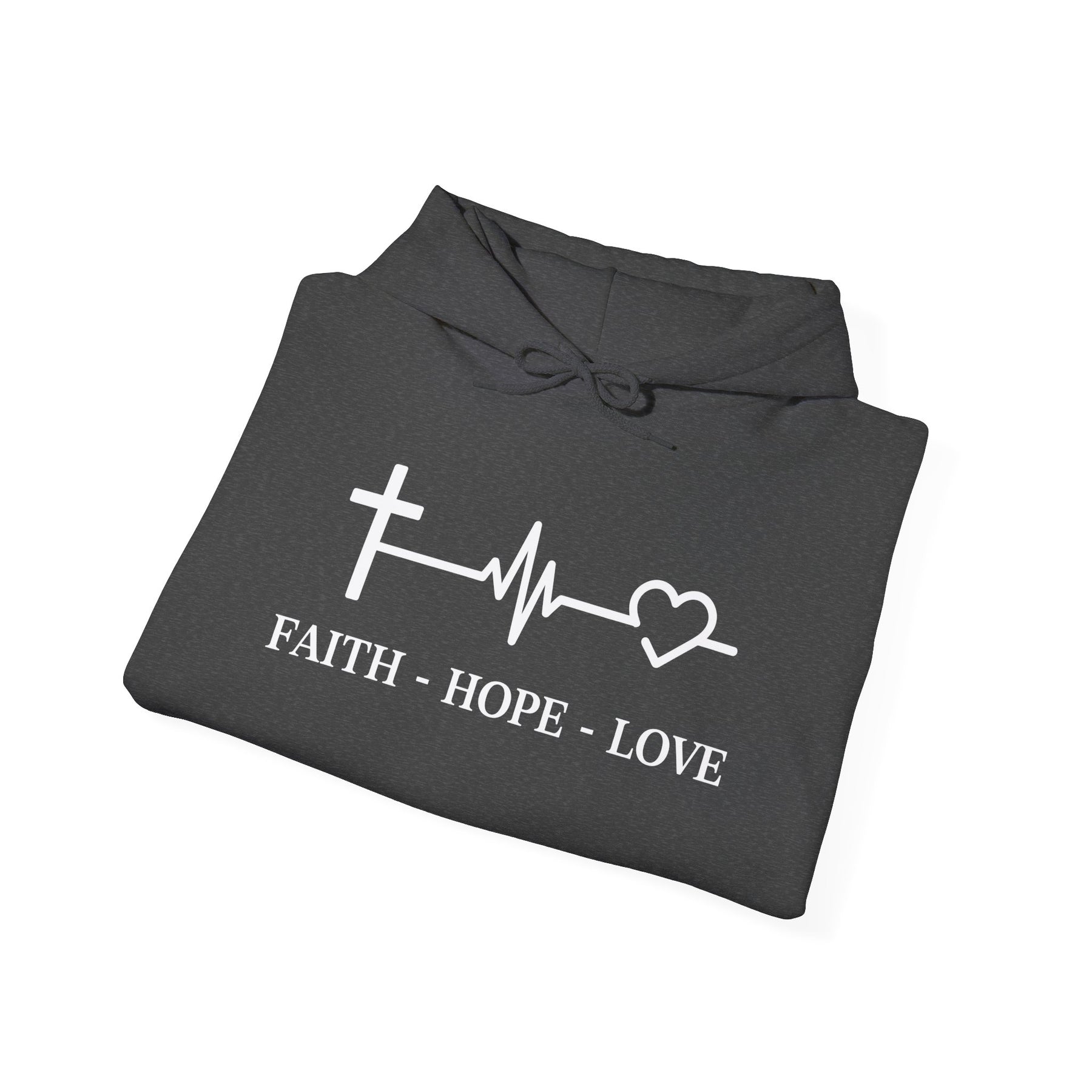 Faith Hope and Love Unisex Heavy Blend™ Hooded Sweatshirt