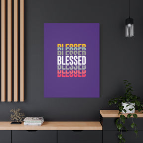 Blessed Matte Canvas, Stretched, 1.25"