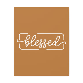 Blessed Matte Canvas, Stretched, 1.25"