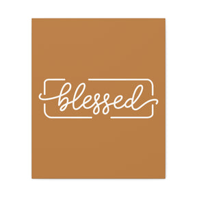 Blessed Matte Canvas, Stretched, 1.25"