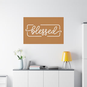 Blessed Matte Canvas, Stretched, 1.25"