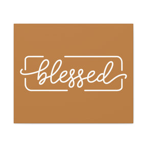 Blessed Matte Canvas, Stretched, 1.25"