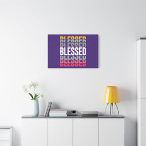 Blessed Matte Canvas, Stretched, 1.25"