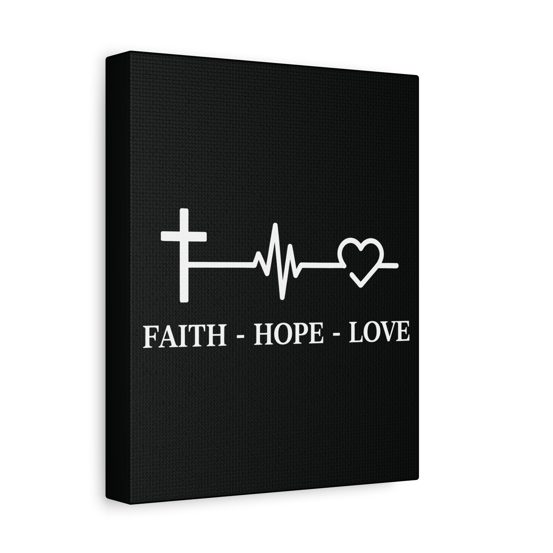 Faith Hope Love Matte Canvas, Stretched, 1.25"