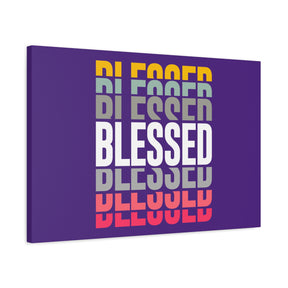 Blessed Matte Canvas, Stretched, 1.25"