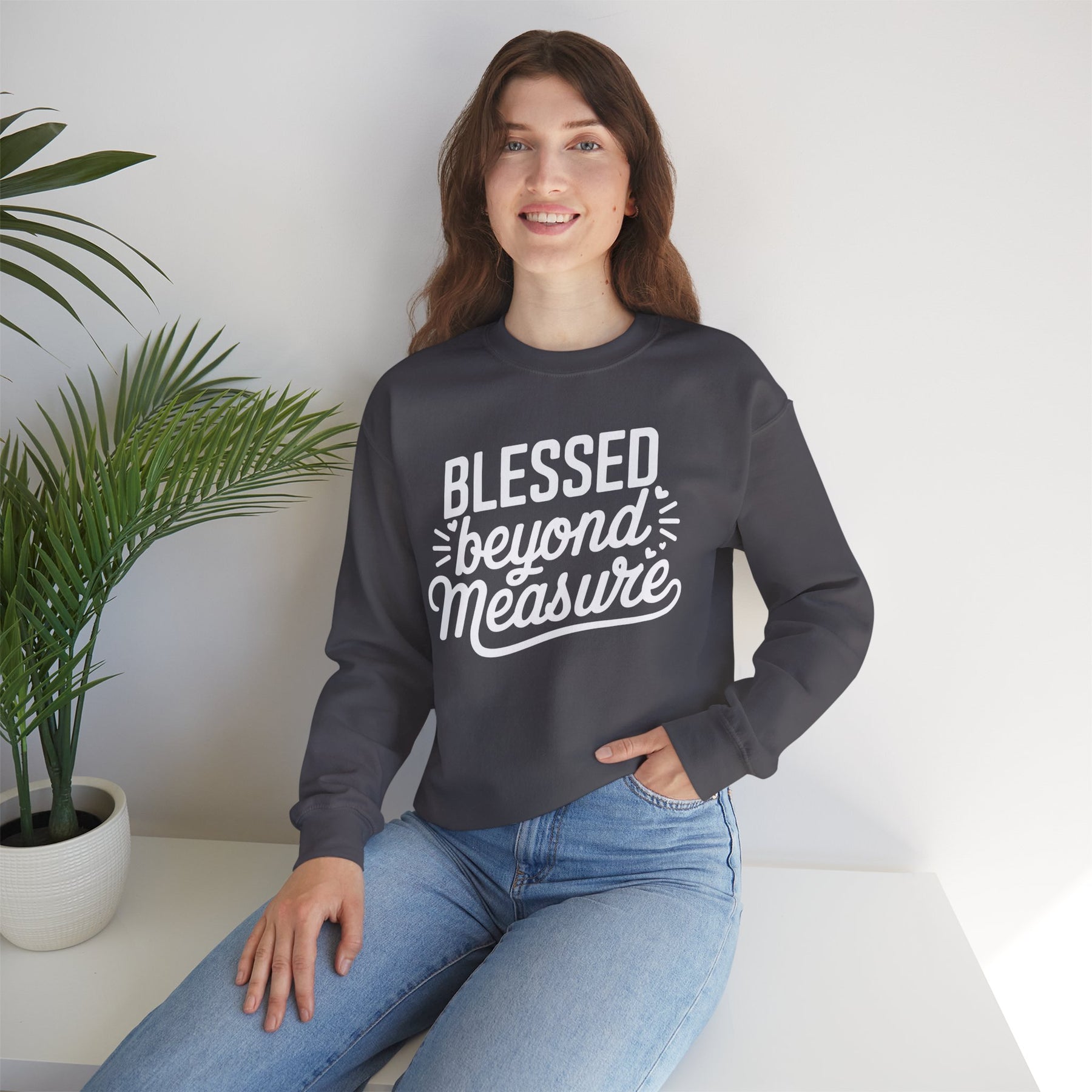 Blessed beyond Measure Unisex Heavy Blend™ Crewneck Sweatshirt