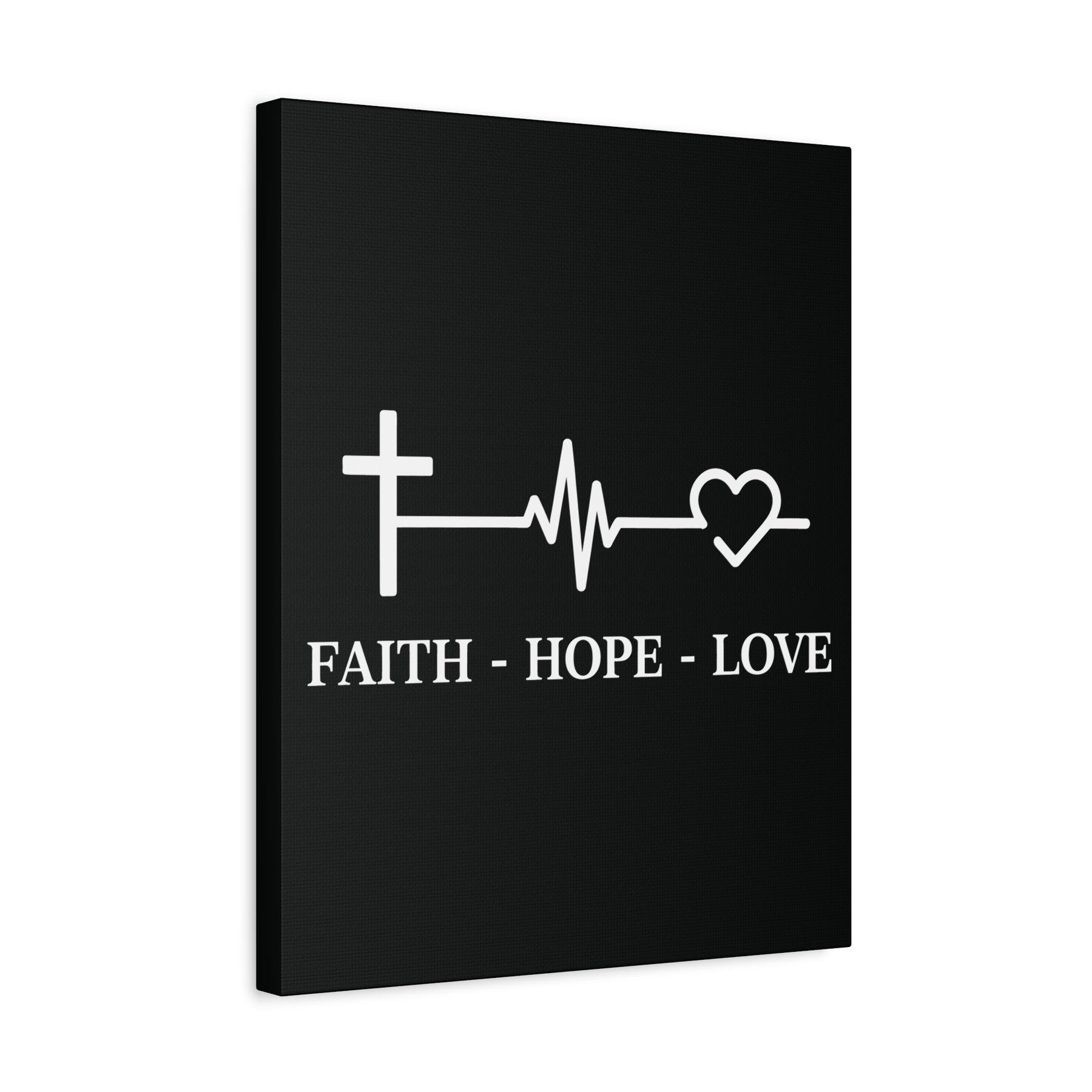 Faith Hope Love Matte Canvas, Stretched, 1.25"