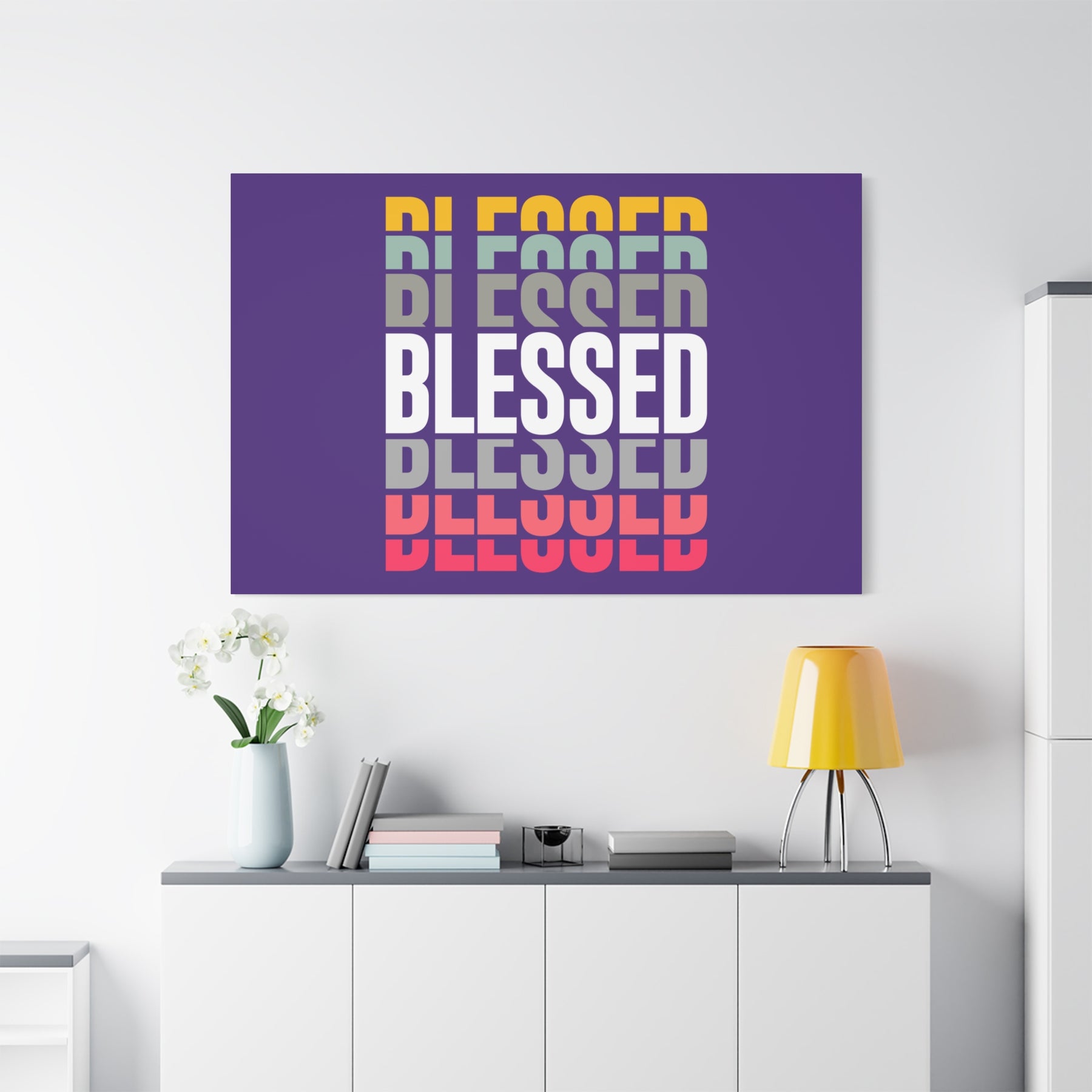 Blessed Matte Canvas, Stretched, 1.25"