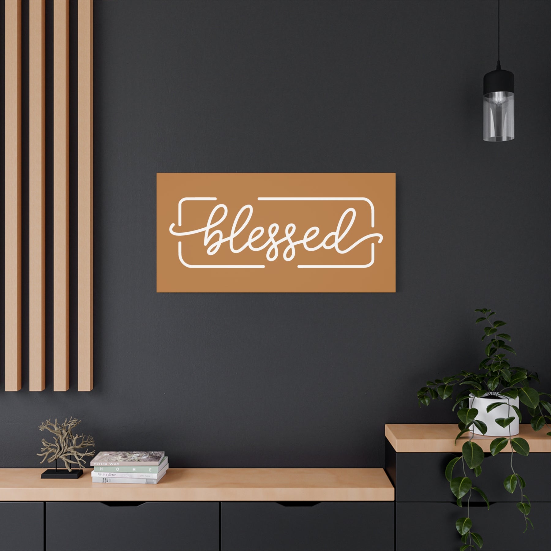 Blessed Matte Canvas, Stretched, 1.25"