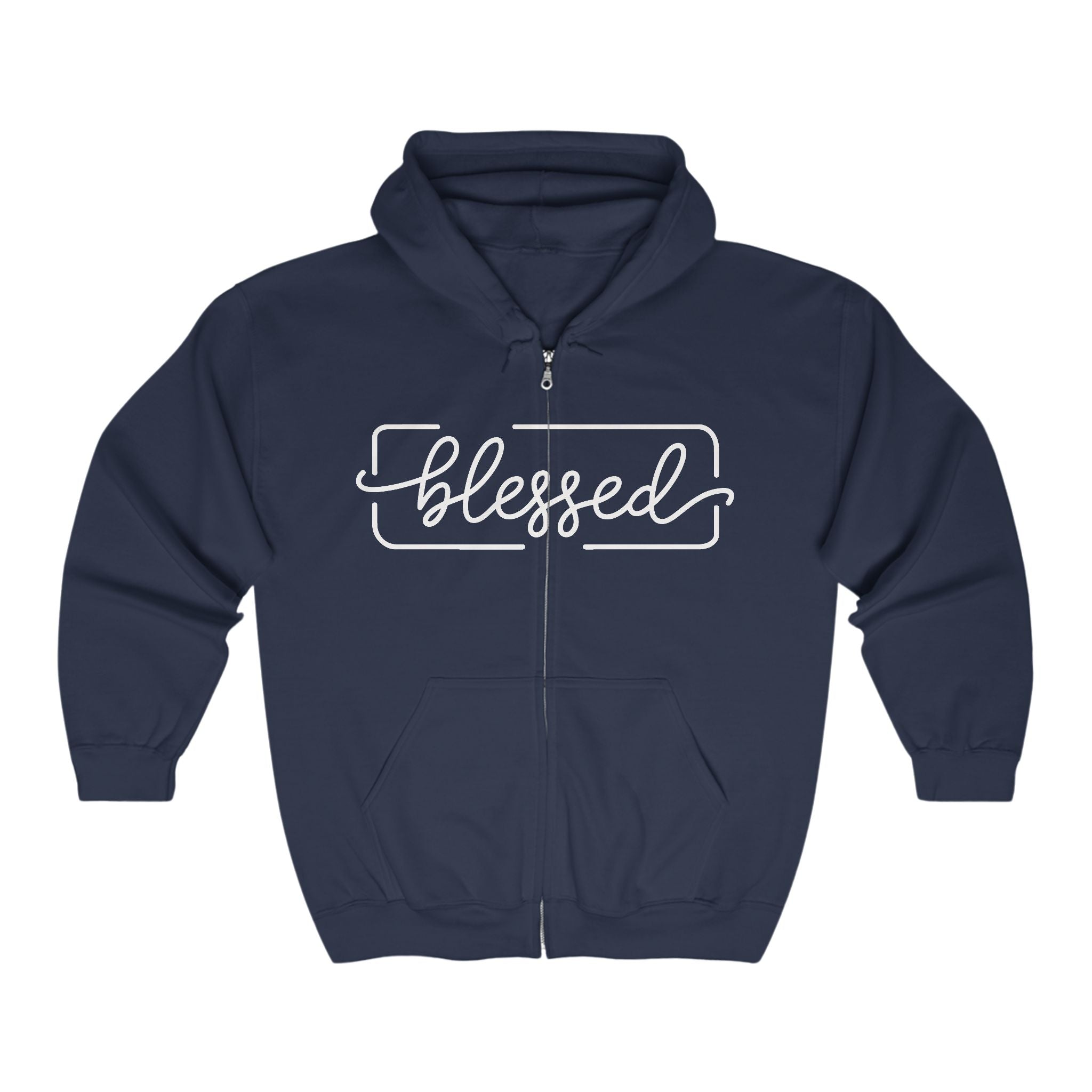 Blessed Unisex Heavy Blend™ Full Zip Hooded Sweatshirt