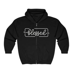 Blessed Unisex Heavy Blend™ Full Zip Hooded Sweatshirt