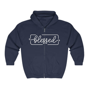 Blessed Unisex Heavy Blend™ Full Zip Hooded Sweatshirt