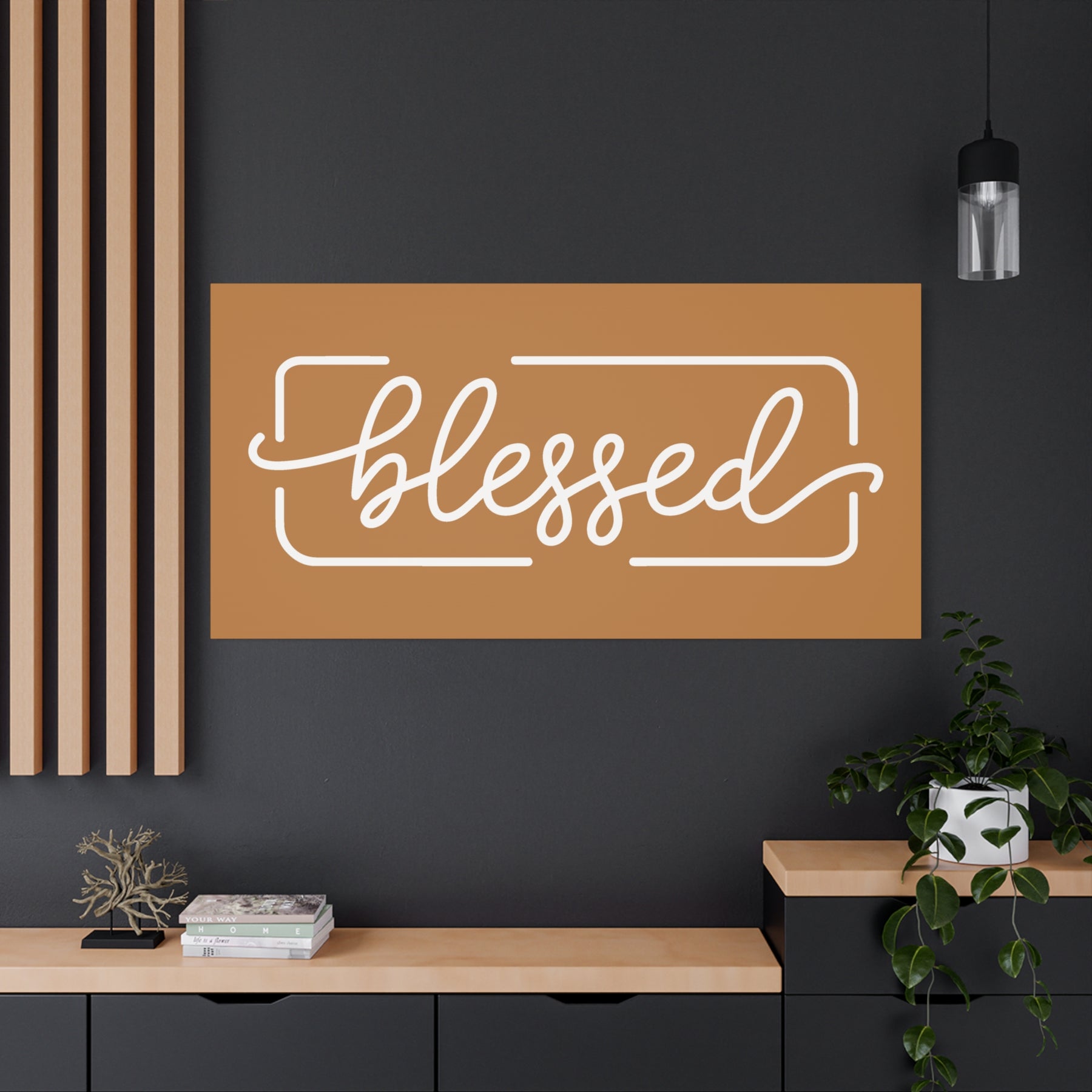 Blessed Matte Canvas, Stretched, 1.25"