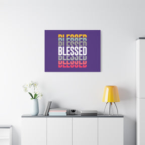 Blessed Matte Canvas, Stretched, 1.25"