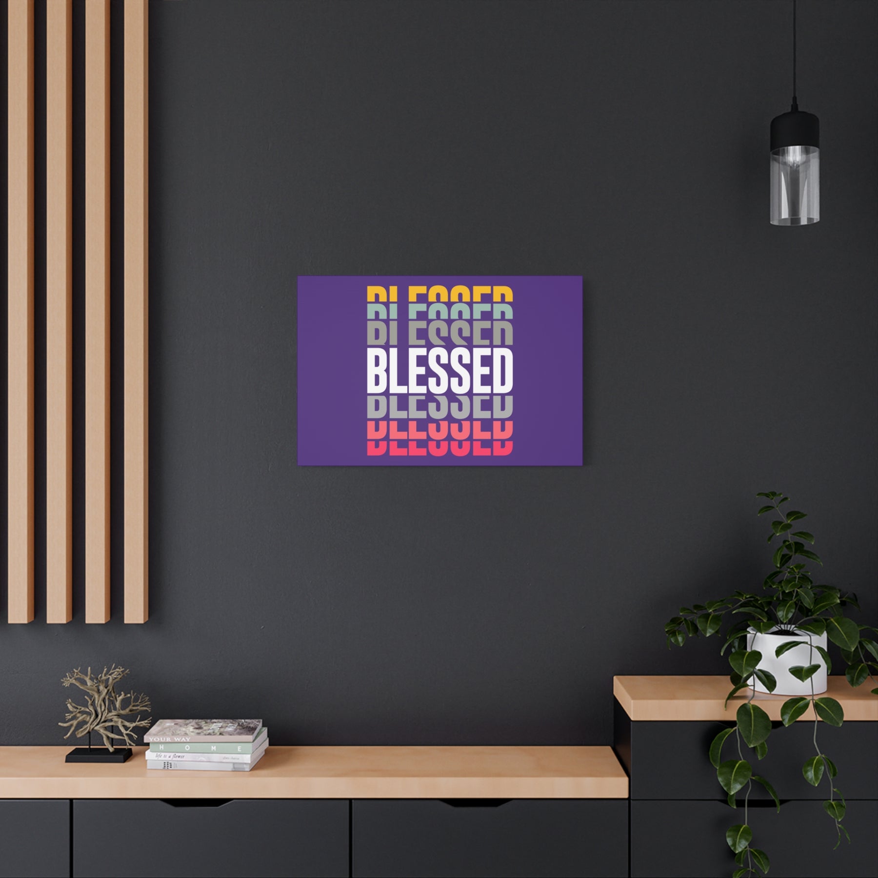 Blessed Matte Canvas, Stretched, 1.25"