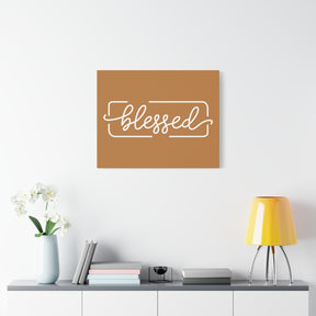 Blessed Matte Canvas, Stretched, 1.25"