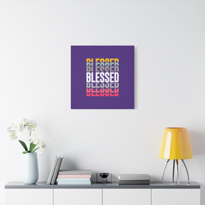 Blessed Matte Canvas, Stretched, 1.25"