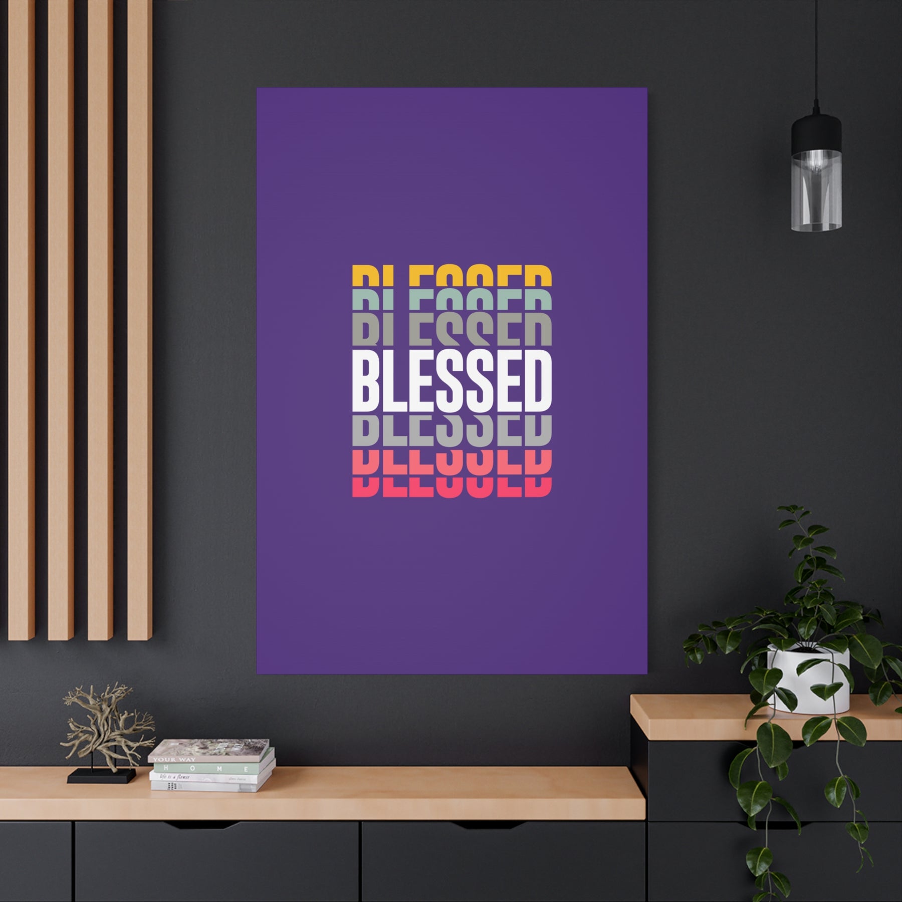 Blessed Matte Canvas, Stretched, 1.25"