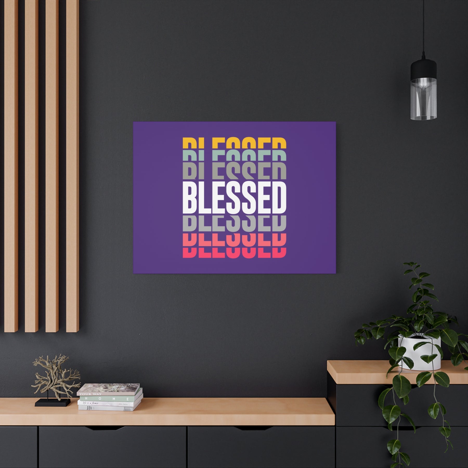 Blessed Matte Canvas, Stretched, 1.25"