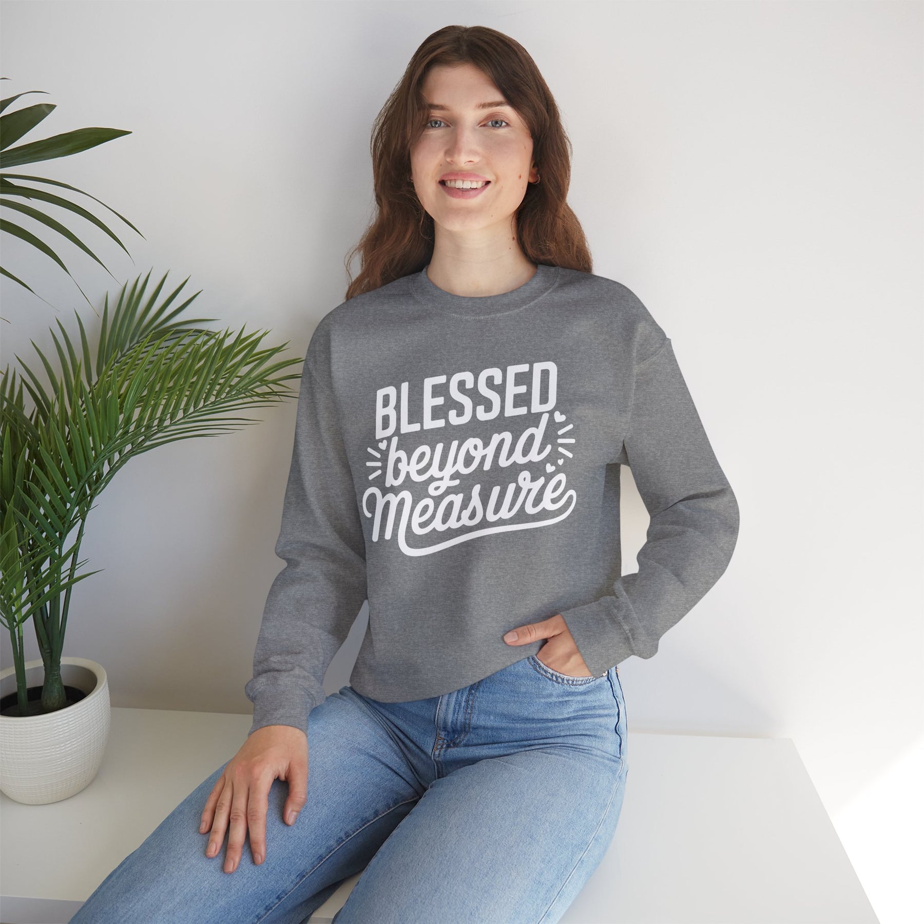 Blessed beyond Measure Unisex Heavy Blend™ Crewneck Sweatshirt