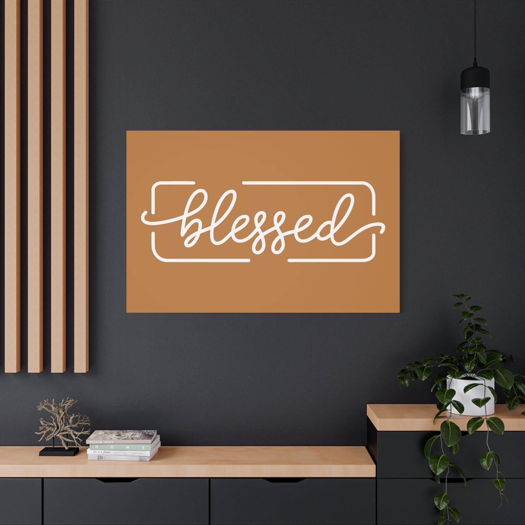 Blessed Matte Canvas, Stretched, 1.25"