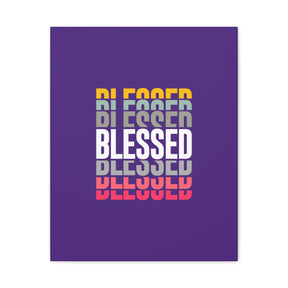 Blessed Matte Canvas, Stretched, 1.25"