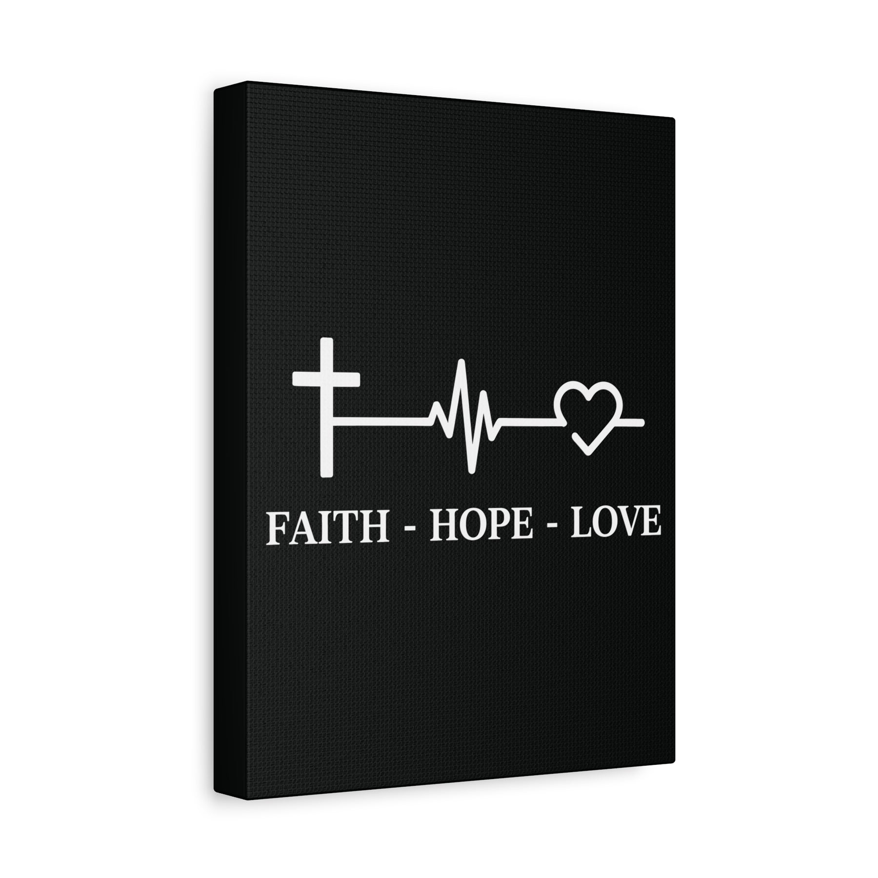 Faith Hope Love Matte Canvas, Stretched, 1.25"