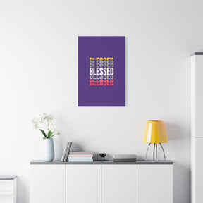 Blessed Matte Canvas, Stretched, 1.25"